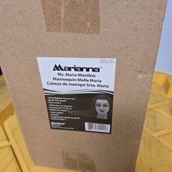 marianna mannequin head Ms. Maria Manikin- LONG 100% Real Hispanic Hair