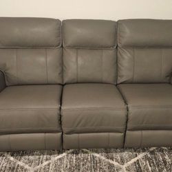 Rhett Micro Reclining Sofa