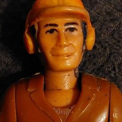 Vintage 1974 Fisher Price Adventure People Wilderness Patrol Pilot Action Figure - Original - 70's Toys - 1970's