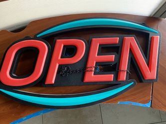 Open light sign