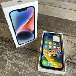 iPhone 14 Unlocked For Any Network W/ Original Box, Charger And New Tempered Glass Screen Protector!