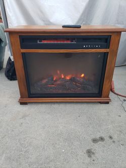 Electric Fireplace Heater  With Remote Control