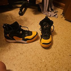 Nike Jordans Jumpman PRO Rx Black/gold Size 11