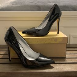 Black Patent Leather Heels