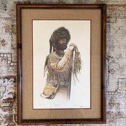 Earl J. Cacho, Mountain Man - 31in x 23in