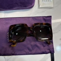 Gucci Sunglasses - Square-Frame Double G Sunglasses