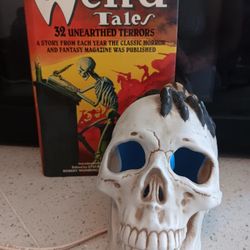 Vintage Halloween SKULL Nightlight
