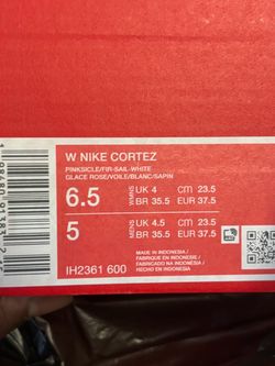 New Nike Cortez Pinksicle Pink Women’s 6.5