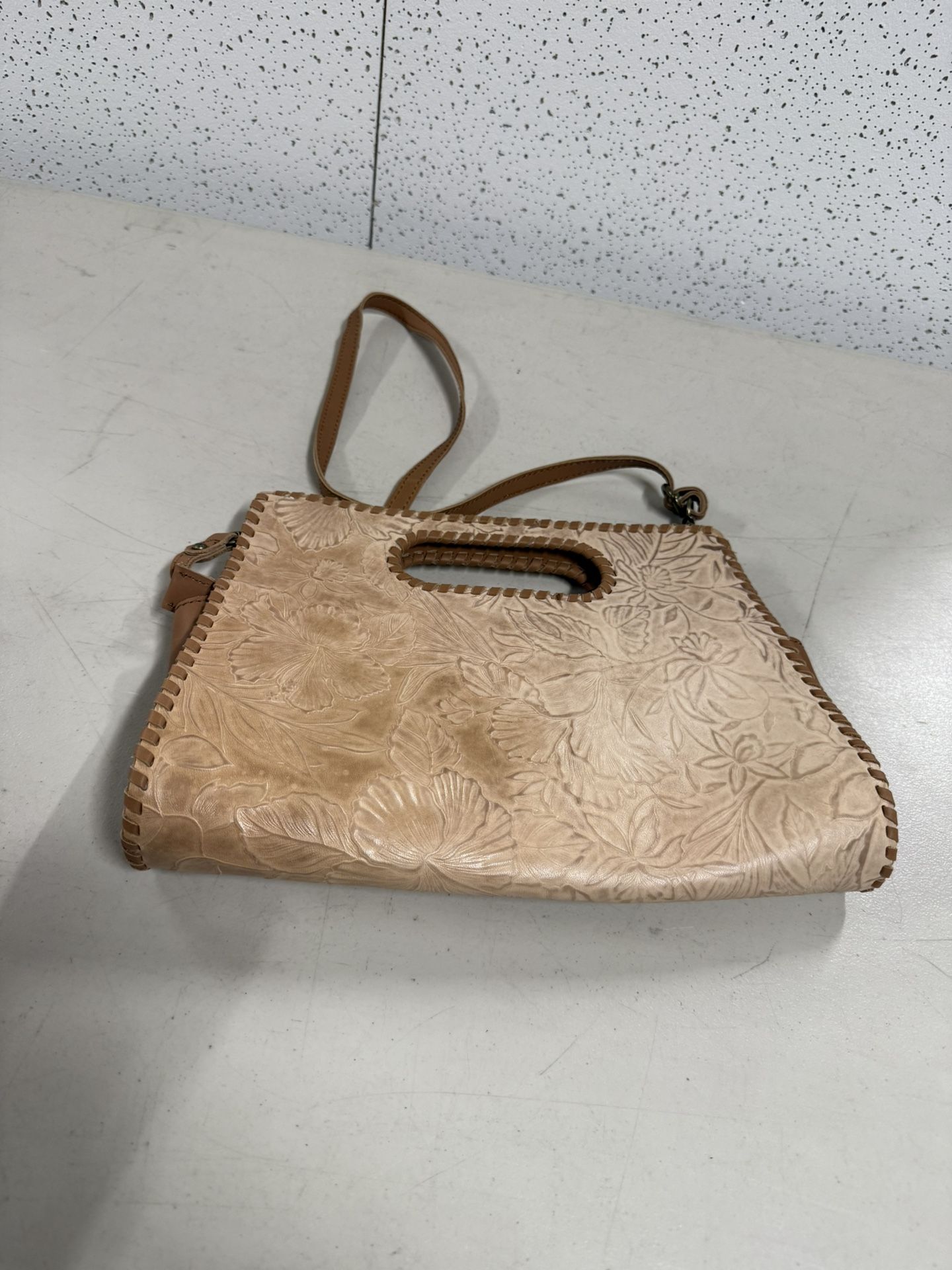 The Sak Tan Leather Purse