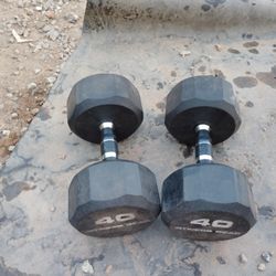 40lb Dumbbells 
