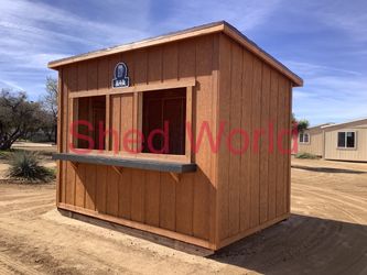 8x12 Bar Shed