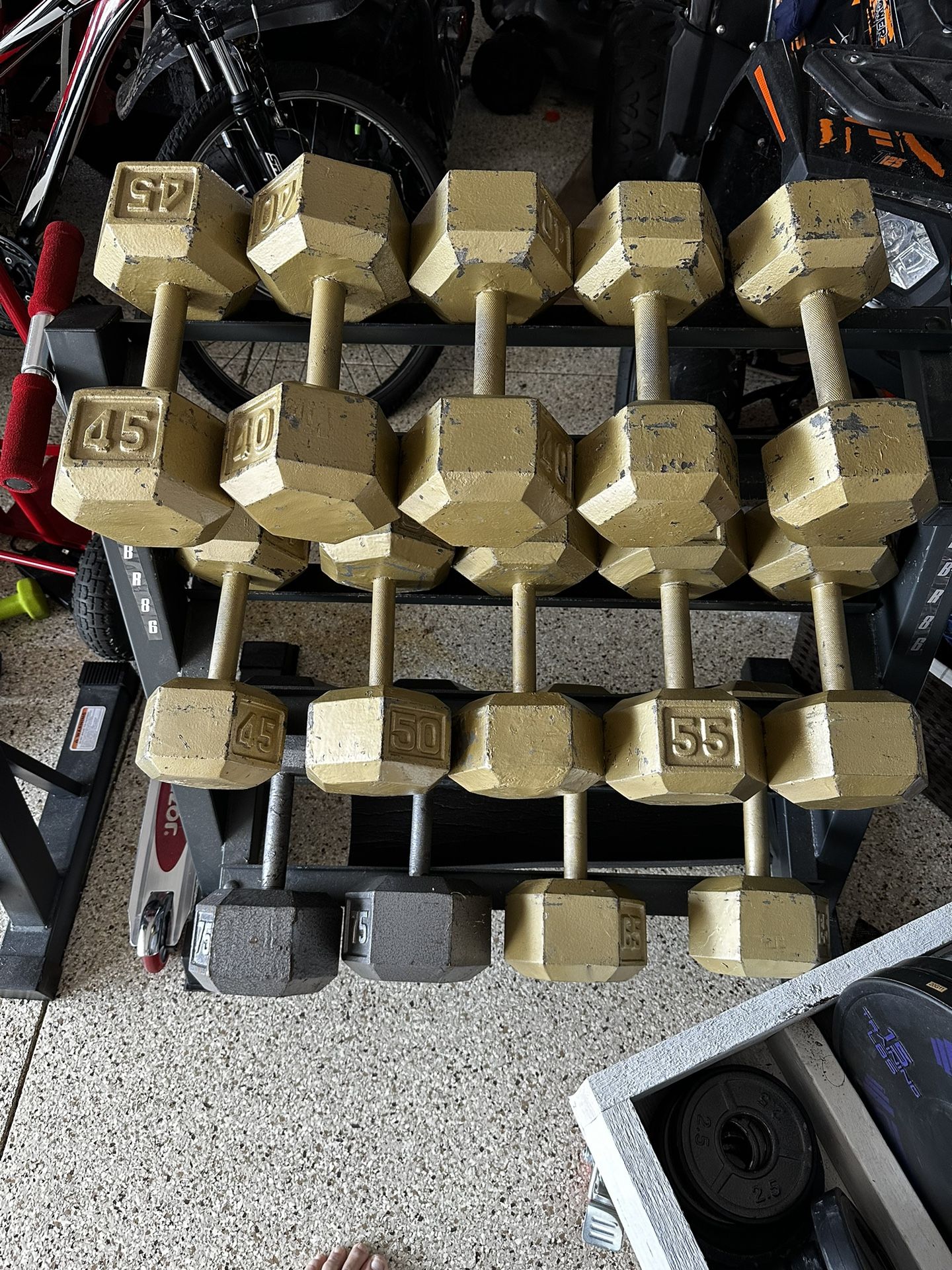 Complete Dumbbell Set w/Rack