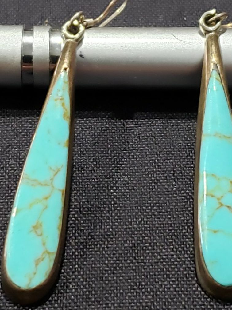 Sterling Silver Turquoise Earrings
