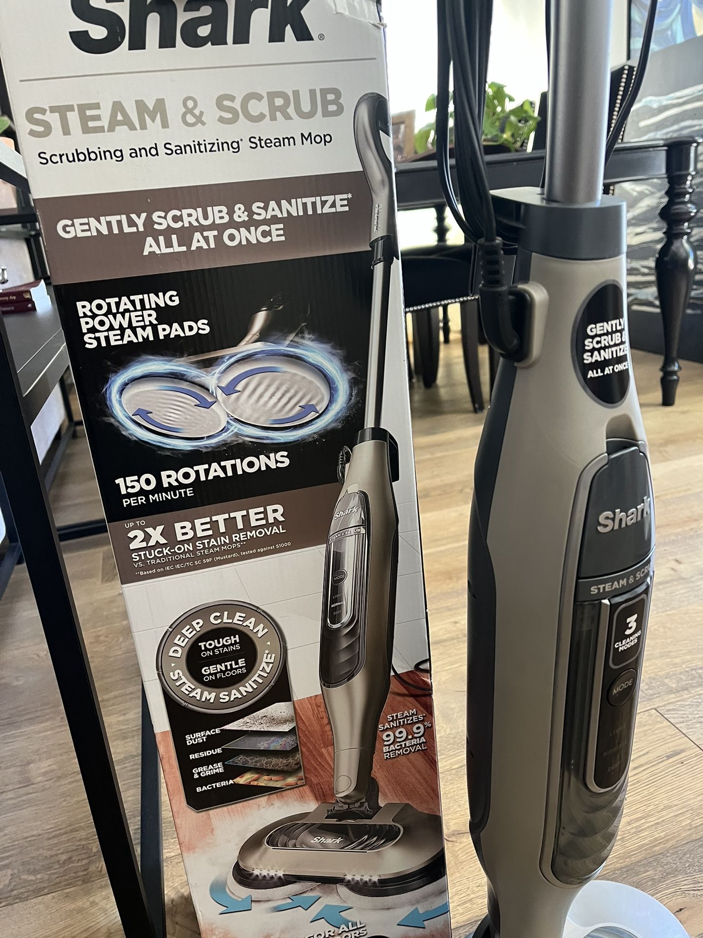 SHARK Steam & Scrub Mop Cleaner $90