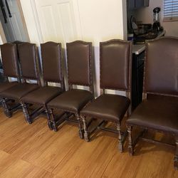 Dining table chairs
