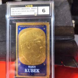 1965 Topps GOLD Foil Embossed Tony Kubek #71 UCG  6