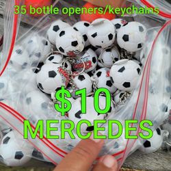 35 Bottle Openers/keychains Like New