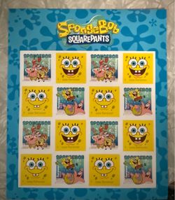 SpongeBob SquarePants Forever Stamp Sheet