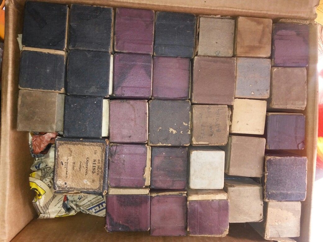 Vintage Player Piano Rolls All For $45