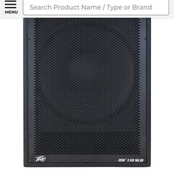 Peavey Dark Matter DM 118 Sub    //dm 115 // Dm112