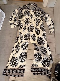 Jeyda Black & White Printed Set