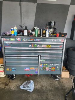 Snap on tool box