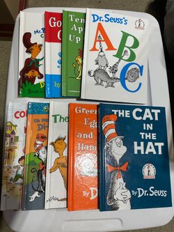 Set of 9 Cat in the Hat Hardback Books
