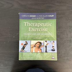 Therapeutic Exercise Foundations and Techniques Book