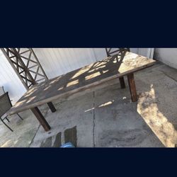 12’ Solid Wood Table