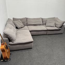 50% OFF 🔥 4pc Cloud Couch (Lounge) - Good as new - Can Deliver - Modular Sectional 