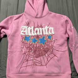 pink spider hoodie
