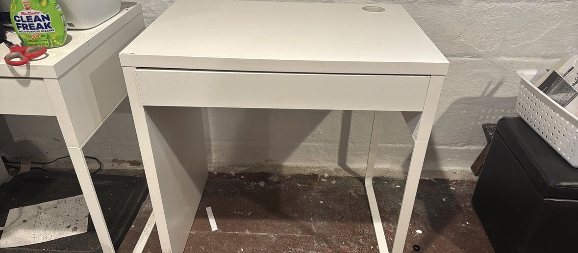 MICKE Desk, white, 28 3/4x19 5/8 "