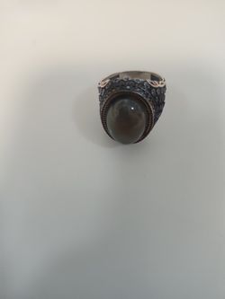 anillo para caballero de plata buenas condiciones #11