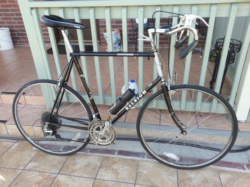 Raleigh Capri 410 all steel tubes tall Race bike 54Cm. Tall 58 Top tube Reach fits between 5'''7 and 6' Asking 100.00 OBO