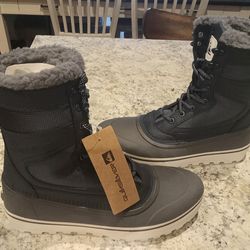 100% AUTHENTIC Mens Quiksilver Sub Zero Hi 200g Snow Rain Water Resistant Boots size 8 BRAND NEW $40