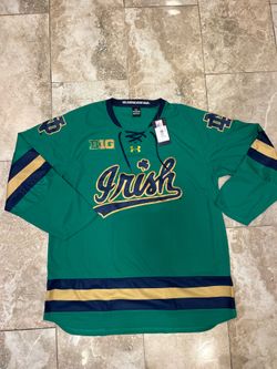 Notre Dame Fighting Irish Hockey Jersey Mens Large Hockey Under Armour Size 2XL