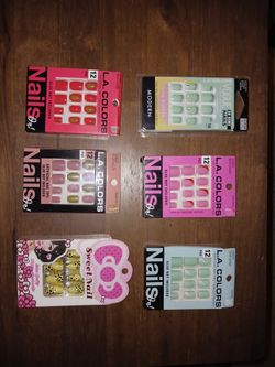 New LA Colors Artificial Nails  $3 Each Set