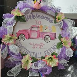 Easter Spring Themed Wreath
