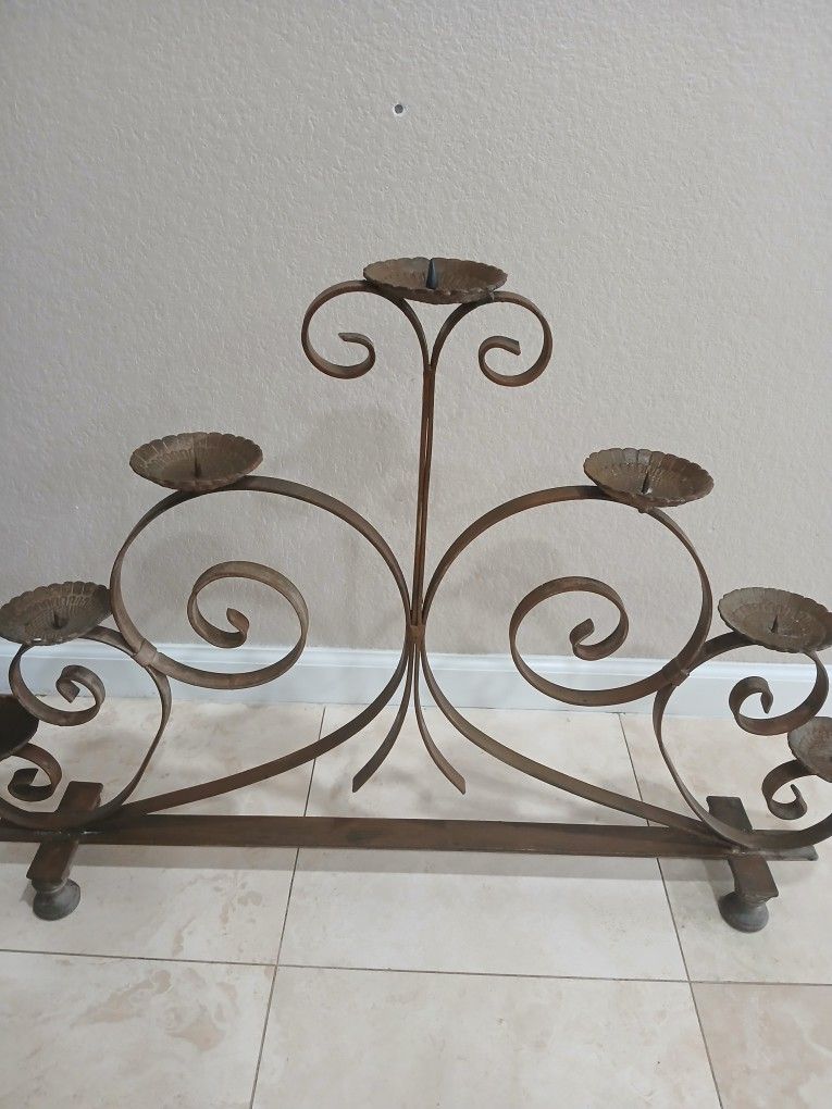 Beautiful Iron Candle Holder