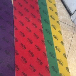 Mob Clear Grip Transparent Red Green Yellow Purps