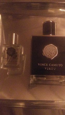 Men fragrance (Vince camuto virtu) cologne, after shave and shower gel