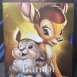 brand new sealed blu ray bambi 1+2 box set bluray 