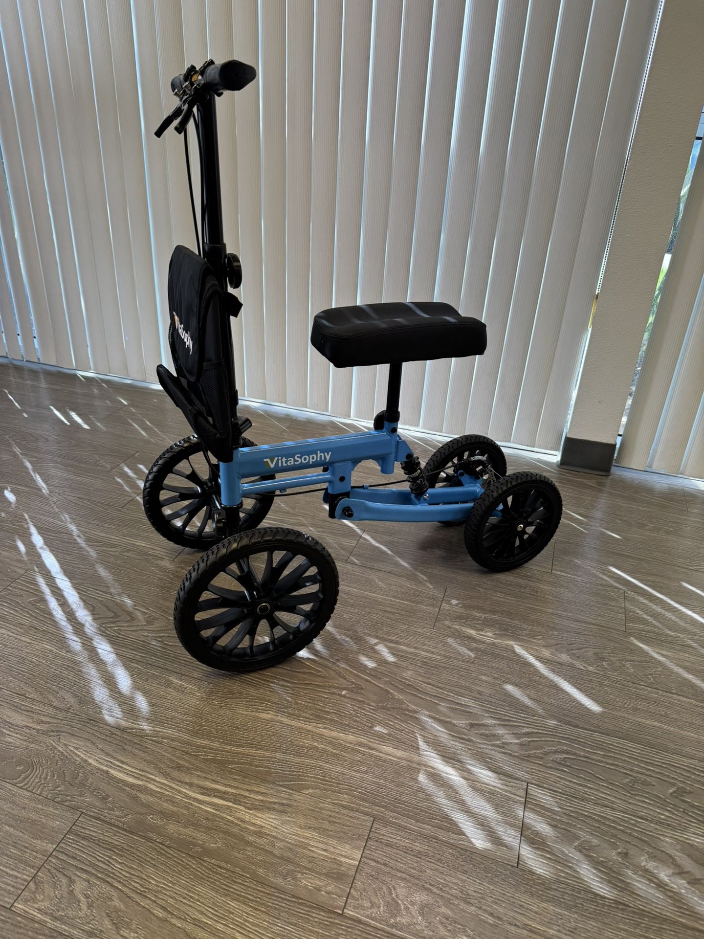 New - Vitasophy Knee Walker Scooter Bike - Heavy Duty For 300 Pound Weight Capacity