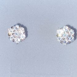 Diamond Cluster Earrings