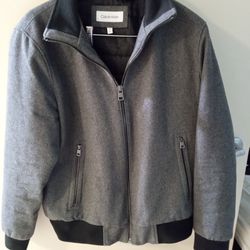 Calvin Klein Wool Coat Men's Size M, In Like New Condition.