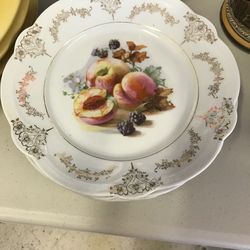 Vintage Fruit Plates 