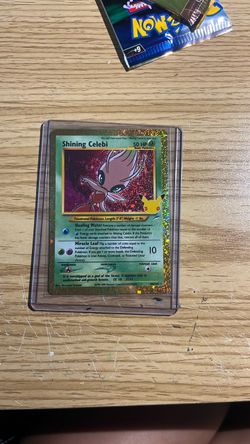 30th Anniversary Shining Celebi Pokémon Card 106/105