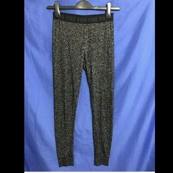 PINK By VICTORIA SECRET Soft Knit Lounge JOGGER Pajama Pants Heather Black XS 