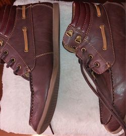 Madden Men Brown Leather Shoe Boots by MADDEN, sz 9, $35  display picture 2