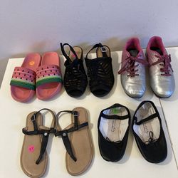Girls ballet slippers, sandals , slides, heels, cleats **SIZE/PRICING BELOW ⬇️ Girls shoes 